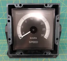 Ans244 Sperry Marine Speed Indicator -5 To 30kn