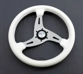 Sport Line 50200/b Vortice Marine Boat Steering Wheel 350mm White Polyurethane Italian