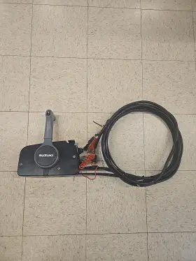 67200-93j00-000 Suzuki Side Mount Control Box With Trim Switch And Cables #8