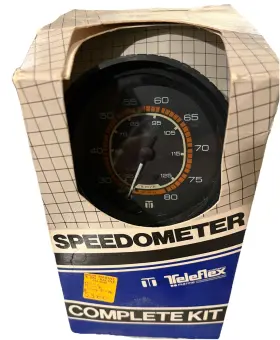 Teleflex 58255p Outboard Inboard I/o Amega Speedometer Marine Boat