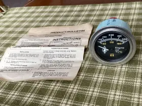 9153071 Teleflex Vtg Marine 2 Inch 80 Psi 500 Kpa Electrical Oil Pressure Gauge No Hardware