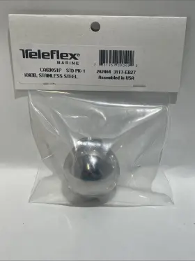 Ca69051p Teleflex Twin Sr Control Handle Shift Knob Smooth Only