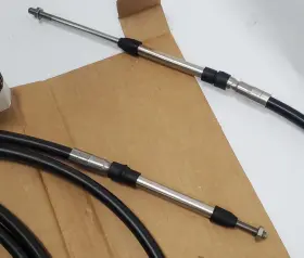 Ccx43322 Teleflex Seastar 43c Series Control Cable 22 Foot 1/4-28 Threaded Ends