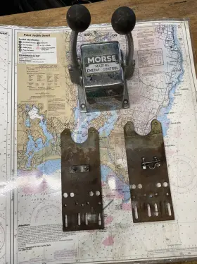 Teleflex Marine 031001-001 Morse Dual Lever Engine Control Used Twin S -