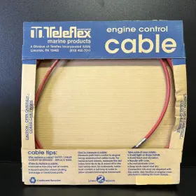 32377-03-156.0 Teleflex Marine Red Jacket 33c Boat Control Cable New In Box 13 Foot