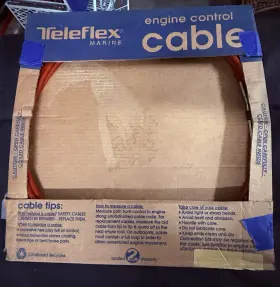 Teleflex Marine #cc33217 New Control Cable 17 Red