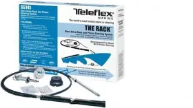 Ss14110 Teleflex Marine 10ft Boat Rack Steering Cable/helm Kit Ss14110 Teleflex Marine 10ft Boat Rack Steering Cable/helm Kit