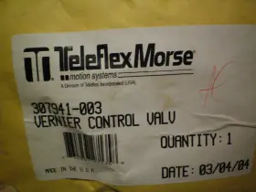 307941-003 Teleflex Morse #307941-003 Vernier Control Valve Free Freight