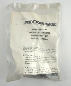 A36680 Teleflex Morse Marine #a36680 Dual Station Clutch Or Throttle Connection Kit