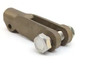 D37036 Teleflex Morse Seastar 37214 Command 401 Helm Cable Bronze Clevis Connector