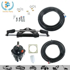 Tfp61418tp Terrific-parts 350hp Hydraulic Outboard Steering Kit Marine Boat System For Yamaha/mercury