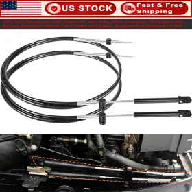 Tkqp2536 Tk-auto 2x 10ft Gen I Control Throttle Shift Cable For Mercury Mercruiser Marine Cc17910