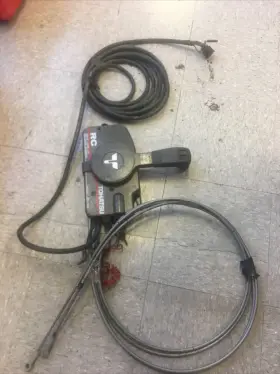 Tohatsu 3b7-84350-0 Nissan Outbaord Remote Control Box Outboard Gray Used