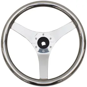 Tracker Boats Sssw13.50-5-ncnk Boat Steering Wheel 360583 13 3/4 Inch Stainless Steel