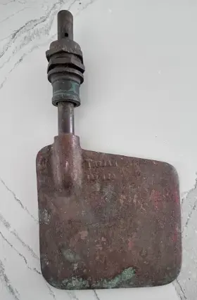 143-120 Trojan Vtg Tojan 143 120 Bronze/brass Rudder Assembly F-32 Motor Yacht With Hardware