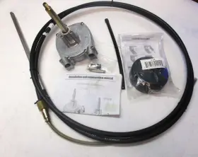 Uflex 3717610 M66 10ft Rotech 10fc Universal Rotary Marine Boat Steering Kit And He