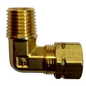 Uflex 702755015123 90 Helm Fitting F/up Series - 1/4 Inch Npt To 3/8 Comp