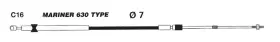 C16x12 Uflex Mercury Gen I Control Cable - C16