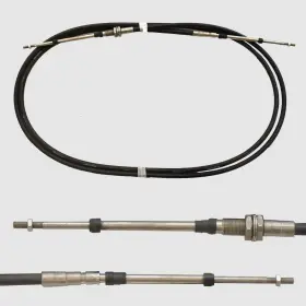 C64bcx19 Uflex Boat Bulkhead Control Cable 4300 / 43bc Series 19 Ft C64bcx19 Uflex Boat Bulkhead Control Cable 4300 / 43bc Series 19 Ft
