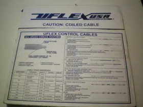 C14x7 Uflex Division Of Ultraflex Uflex/ultraflex #c14x7 7 Foot Shift/throttle Cable Free Freight