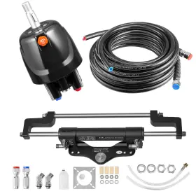 Uimoso Yyzxxttj200hgzl8c001 Hydraulic Steering System Kit For Outboard Motors Up To 200 Hp