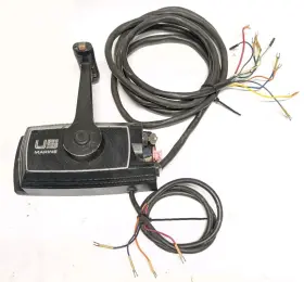 F5h198 Us Marine U.s. Shift Throttle Remote Control 15ft Wire Harness With Trim Switch Key