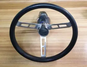 V-sonic Marine 192603013702 Steering Wheel 14 Inch Stainless Steel 9-spline Helm Hub