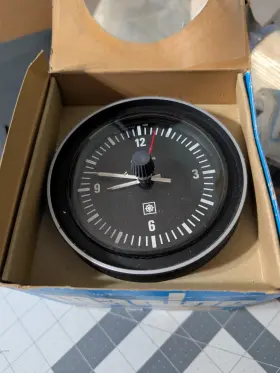 Vdo 371-005 371 005 Blue Line Boat Marine Quartz Clock Nos