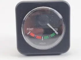 Vdo 754059005300 382 231 Vanguard Series Marine 12v 52mm 40-0-40 Rudder Angle Indicator Gauge