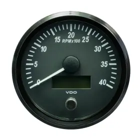 A2c3832800030 Vdo Singleviu 100mm 4 Inch Tachometer 4000 Rpm Boat Sailboat Marine