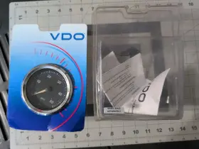 Vdo A2c59513642-s Viewline 3-3/8 Inch Onyx 50 Mph Speedometer 12v New