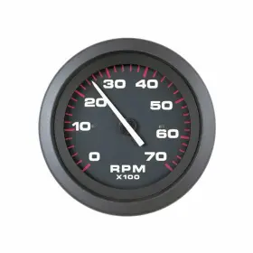 58255e Veethree Amega Marine Tachometer 3 Inch 7k Rpm 12 Volt Black Gauge