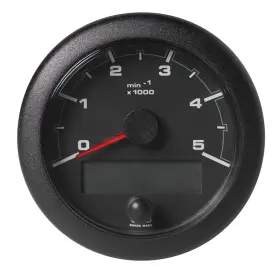 Veratron A2c1065720001 3-3/8 Inch Gauge Oceanlink Nmea 2000 Tachometer 5000rpm Black Dial Bezel