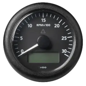 Veratron A2c59512390 3-3/8 Inch Viewline 85mm Tachometer 3000rpm Multi-function Display