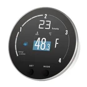 B00171101 Veratron 85mm 3-3/8 Inch Vmh-35d Diesel Multifunction Gauge Boat Marine