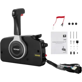 Vevor Fjdolr59317 Outboard Remote Control Box 67200-93j50 For Suzuki Right Side Mount