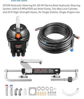 Xwyyfxb90hp000001vo-s2-v01 Vevor 90hp Boat Steering Kit Ysh-90hp 20ft