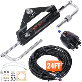 Vevor Xwyyfxbdjtj1isovr Boat Hydraulic Steering System Kit Marine Outboard 150hp