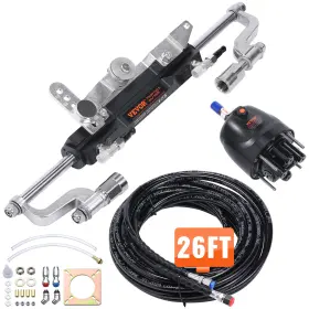 Vevor Xwyyfxbdjtj37vr7h Boat Hydraulic Steering System Kit Marine Outboard 300hp