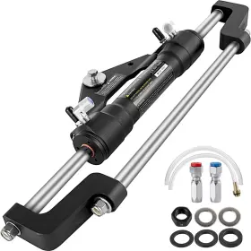 Vevor Yydjhc5358-3zxyg1 Hc5358-3 Front Mount Hydraulic Outboard Steering Cylinder Ram Up To 300hp