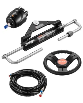 Vevor Yyzxxtdmltz1o7376 150hp Hydraulic Outboard Steering Kit Marine Boat