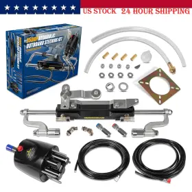 Vsqp2401 Vsshop 350hp Outboard Hydraulic Steering Kit Boat System For Yamaha Suzuki