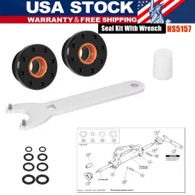 Vtqp0914us Vt-motor Front Mount Hydraulic Steering Cylinder Seal Kit For Seastar With Wrench Vtqp0914us Vt-motor Front Mount Hydraulic Steering Cylinder Seal Kit For Seastar With Wrench