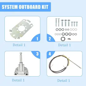 4151j17 Wflnhb Steering System Outboard Kit