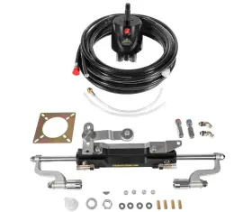 Wi-auto Wiqp2401 350hp Boat Outboard Hydraulic Steering System Kit Fits For Yamaha/suzuki/honda