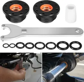 Wi-auto Wiqp914 Front Mount Hydraulic Steering Cylinder Seal Kit With Wrench For Seastar