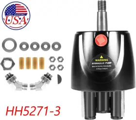 Wm-auto Wmqp-1598 Outboard Hydraulic Steering Pump Helm 300 Hp Hh5271-3 For Cruiser