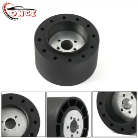 Qr04520250901 Wooton 3/4 Inch Keyway Marine Boat Steering Wheel Hub Adapter Black 6 Holes Bolts Qr04520250901 Wooton 3/4 Inch Keyway Marine Boat Steering Wheel Hub Adapter Black 6 Holes Bolts