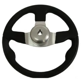 Wh003 Woqi 13-1/2 Inch Aluminum Alloy Three Spoke Marine Boat Steering Wheel