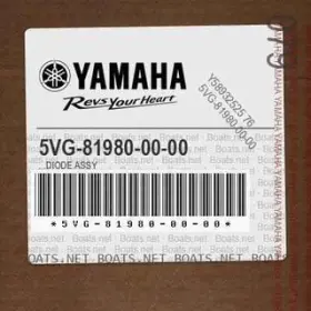 5vg-81980-00-00 Yamaha Diode Assy Invt-v12-f1
